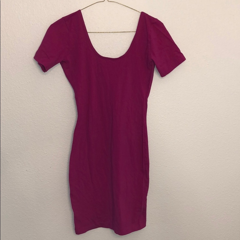 Fuschia Bodycon Dress
